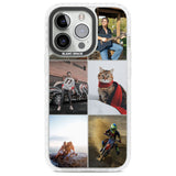 Personalised 6 Photo Grid Custom Phone Case iPhone 13 Pro / Impact Case,iPhone 14 Pro / Impact Case,iPhone 15 Pro Max / Impact Case,iPhone 15 Pro / Impact Case Blanc Space