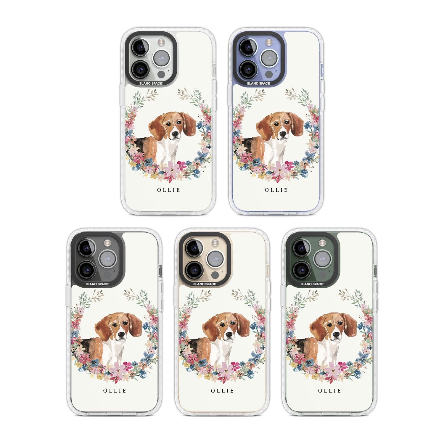 Personalised Beagle - Watercolour Dog Portrait