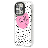 Personalised Pink Circle & Dots Custom Phone Case iPhone 15 Pro Max / Black Impact Case,iPhone 15 Plus / Black Impact Case,iPhone 15 Pro / Black Impact Case,iPhone 15 / Black Impact Case,iPhone 15 Pro Max / Impact Case,iPhone 15 Plus / Impact Case,iPhone 15 Pro / Impact Case,iPhone 15 / Impact Case,iPhone 15 Pro Max / Magsafe Black Impact Case,iPhone 15 Plus / Magsafe Black Impact Case,iPhone 15 Pro / Magsafe Black Impact Case,iPhone 15 / Magsafe Black Impact Case,iPhone 14 Pro Max / Black Impact Case,iPhon