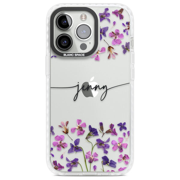 Personalised Purple Wildflowers