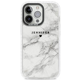 Personalised Classic Grey Marble Custom Phone Case iPhone 13 Pro / Impact Case,iPhone 14 Pro / Impact Case,iPhone 15 Pro Max / Impact Case,iPhone 15 Pro / Impact Case Blanc Space