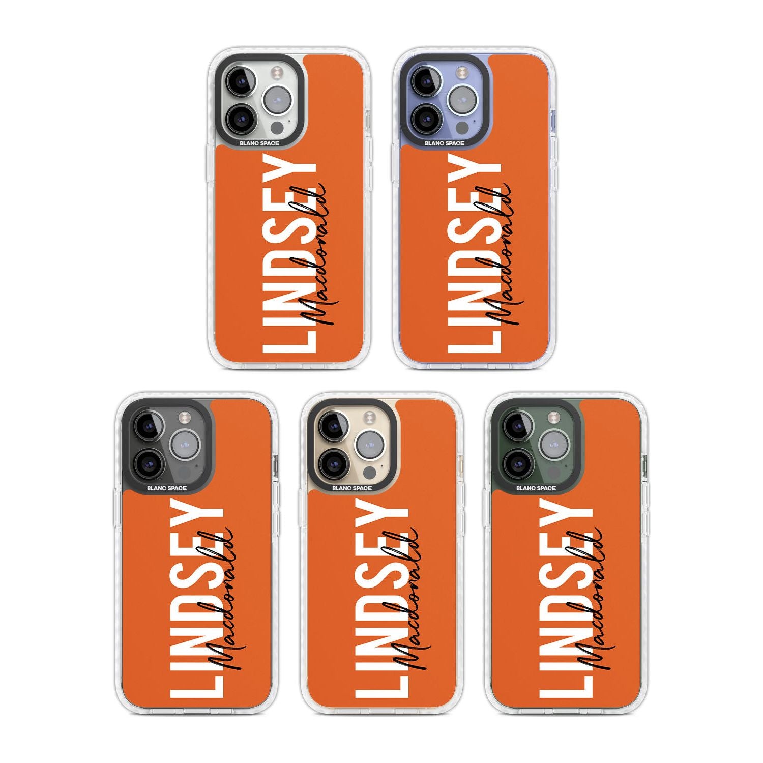 Personalised Bold Name: Orange