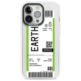 Personalised Earth Space Travel Ticket Custom Phone Case iPhone 13 Pro / Impact Case,iPhone 14 Pro / Impact Case,iPhone 15 Pro Max / Impact Case,iPhone 15 Pro / Impact Case Blanc Space