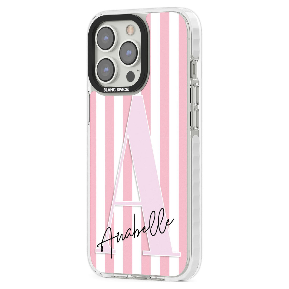 Personalised Pink Stripes & Large Monogram Custom Phone Case iPhone 15 Pro Max / Black Impact Case,iPhone 15 Plus / Black Impact Case,iPhone 15 Pro / Black Impact Case,iPhone 15 / Black Impact Case,iPhone 15 Pro Max / Impact Case,iPhone 15 Plus / Impact Case,iPhone 15 Pro / Impact Case,iPhone 15 / Impact Case,iPhone 15 Pro Max / Magsafe Black Impact Case,iPhone 15 Plus / Magsafe Black Impact Case,iPhone 15 Pro / Magsafe Black Impact Case,iPhone 15 / Magsafe Black Impact Case,iPhone 14 Pro Max / Black Impact