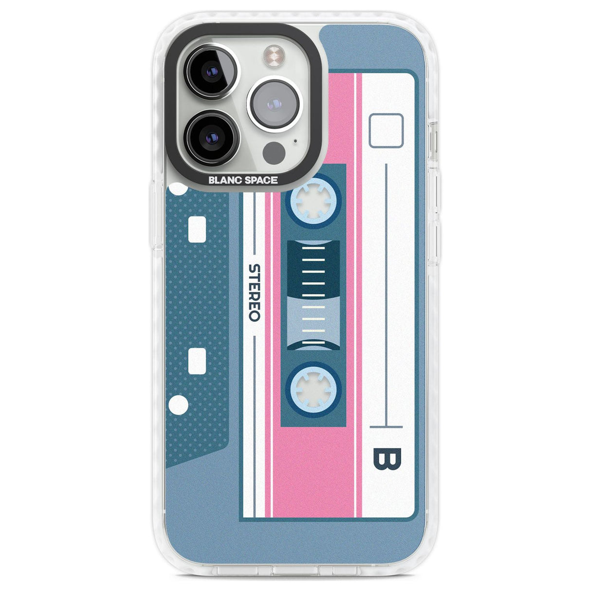 Personalised Retro Mixtape Custom Phone Case iPhone 13 Pro / Impact Case,iPhone 14 Pro / Impact Case,iPhone 15 Pro Max / Impact Case,iPhone 15 Pro / Impact Case Blanc Space