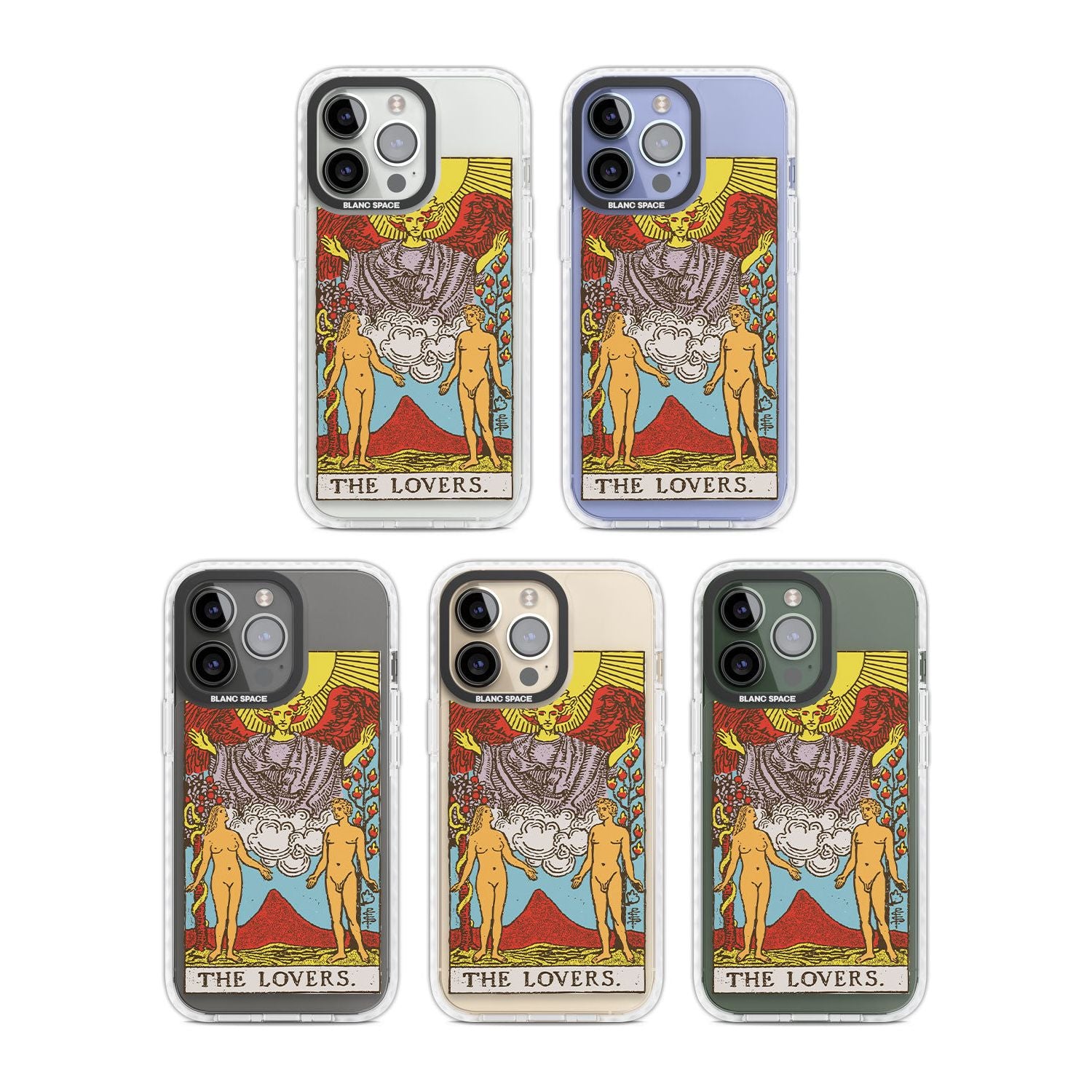 Personalised The Lovers Tarot Card - Colour
