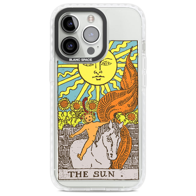 Personalised The Sun Tarot Card - Colour Custom Phone Case iPhone 13 Pro / Impact Case,iPhone 14 Pro / Impact Case,iPhone 15 Pro Max / Impact Case,iPhone 15 Pro / Impact Case Blanc Space