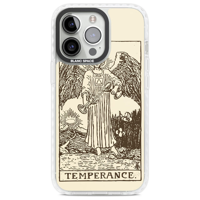 Personalised Temperance Tarot Card - Solid Cream Custom Phone Case iPhone 13 Pro / Impact Case,iPhone 14 Pro / Impact Case,iPhone 15 Pro Max / Impact Case,iPhone 15 Pro / Impact Case Blanc Space