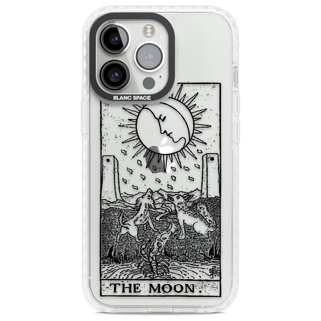 Personalised The Moon Tarot Card - Transparent Custom Phone Case iPhone 13 Pro / Impact Case,iPhone 14 Pro / Impact Case,iPhone 15 Pro Max / Impact Case,iPhone 15 Pro / Impact Case Blanc Space