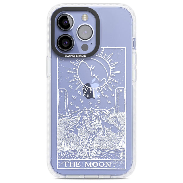 Personalised The Moon Tarot Card (White)