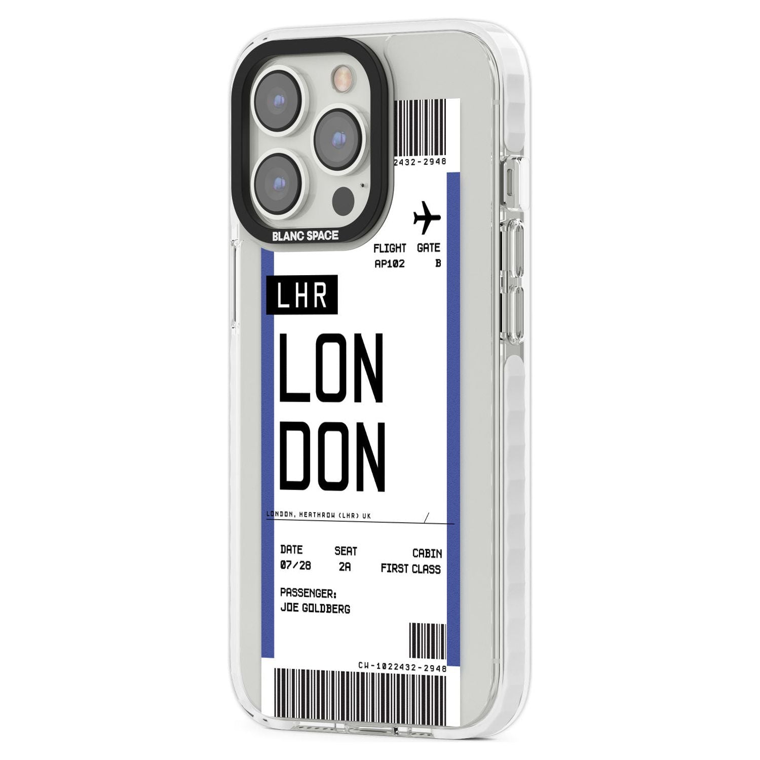 Personalised Create your own Warning Label Phone Case for iPhone 14 Pro