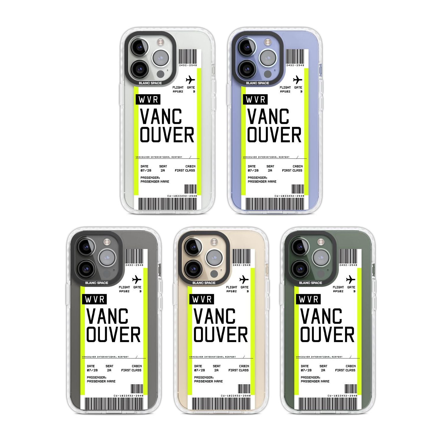 Personalised Vancouver Boarding Pass