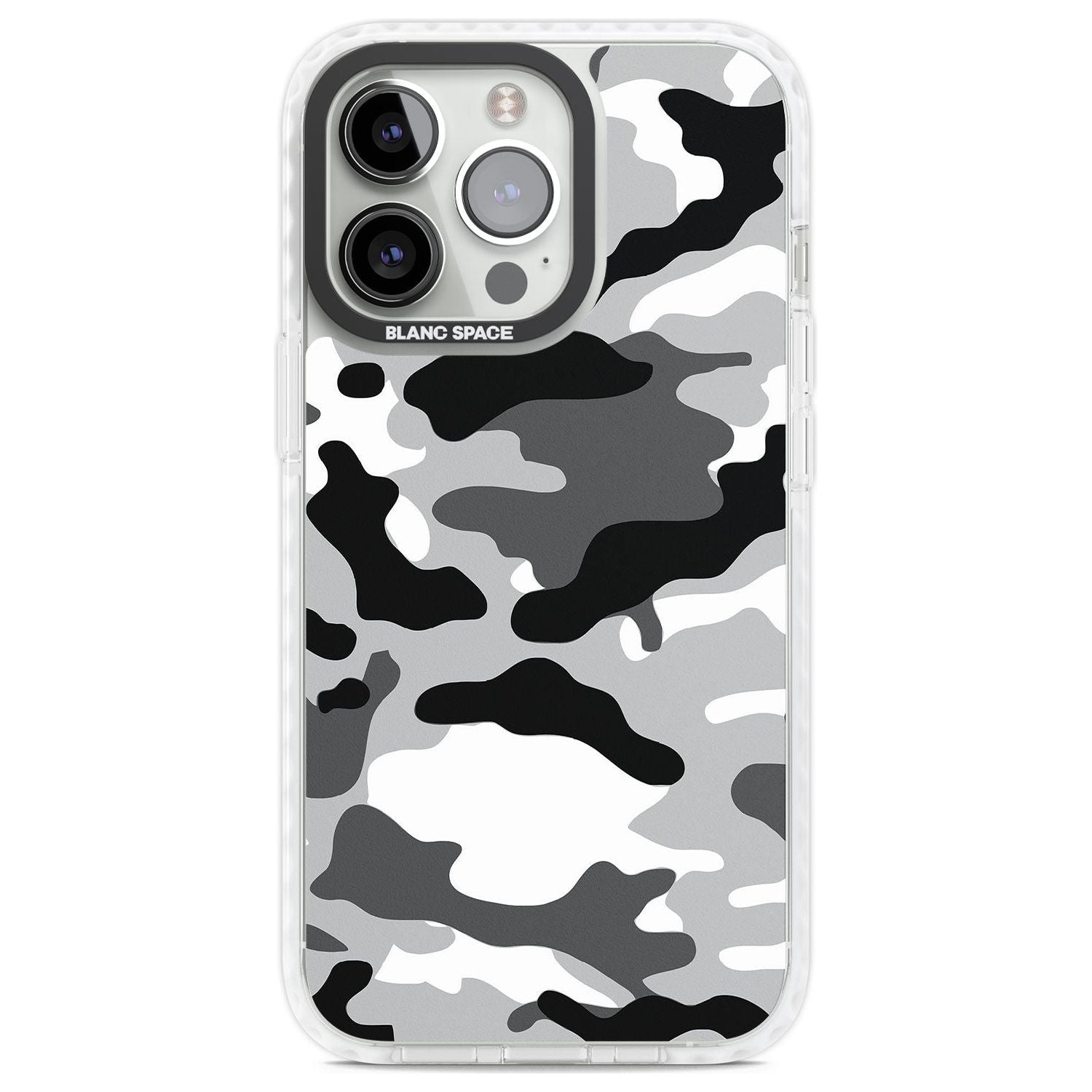 Grey Camo Phone Case iPhone 13 Pro / Impact Case,iPhone 14 Pro / Impact Case,iPhone 15 Pro Max / Impact Case,iPhone 15 Pro / Impact Case Blanc Space