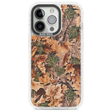 Leaves Camo Phone Case iPhone 13 Pro / Impact Case,iPhone 14 Pro / Impact Case,iPhone 15 Pro Max / Impact Case,iPhone 15 Pro / Impact Case Blanc Space