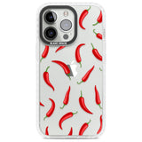 Chilli Pattern Phone Case iPhone 13 Pro / Impact Case,iPhone 14 Pro / Impact Case,iPhone 15 Pro Max / Impact Case,iPhone 15 Pro / Impact Case Blanc Space