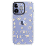 Christmas Snowflake Pattern Phone Case iPhone 13 Pro / Impact Case,iPhone 14 Pro / Impact Case,iPhone 15 Pro Max / Impact Case,iPhone 15 Pro / Impact Case Blanc Space