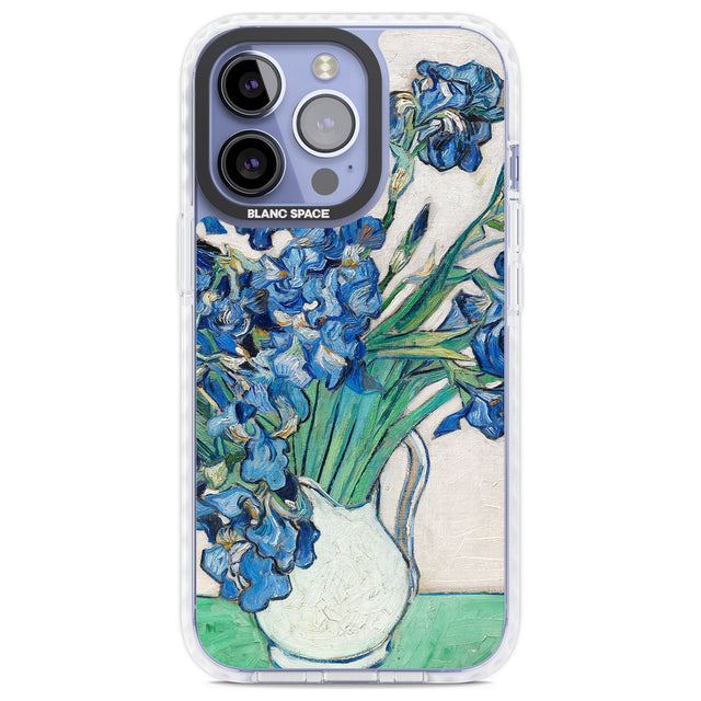 Irises by Vincent Van Gogh Phone Case iPhone 13 Pro / Impact Case,iPhone 14 Pro / Impact Case,iPhone 15 Pro Max / Impact Case,iPhone 15 Pro / Impact Case Blanc Space