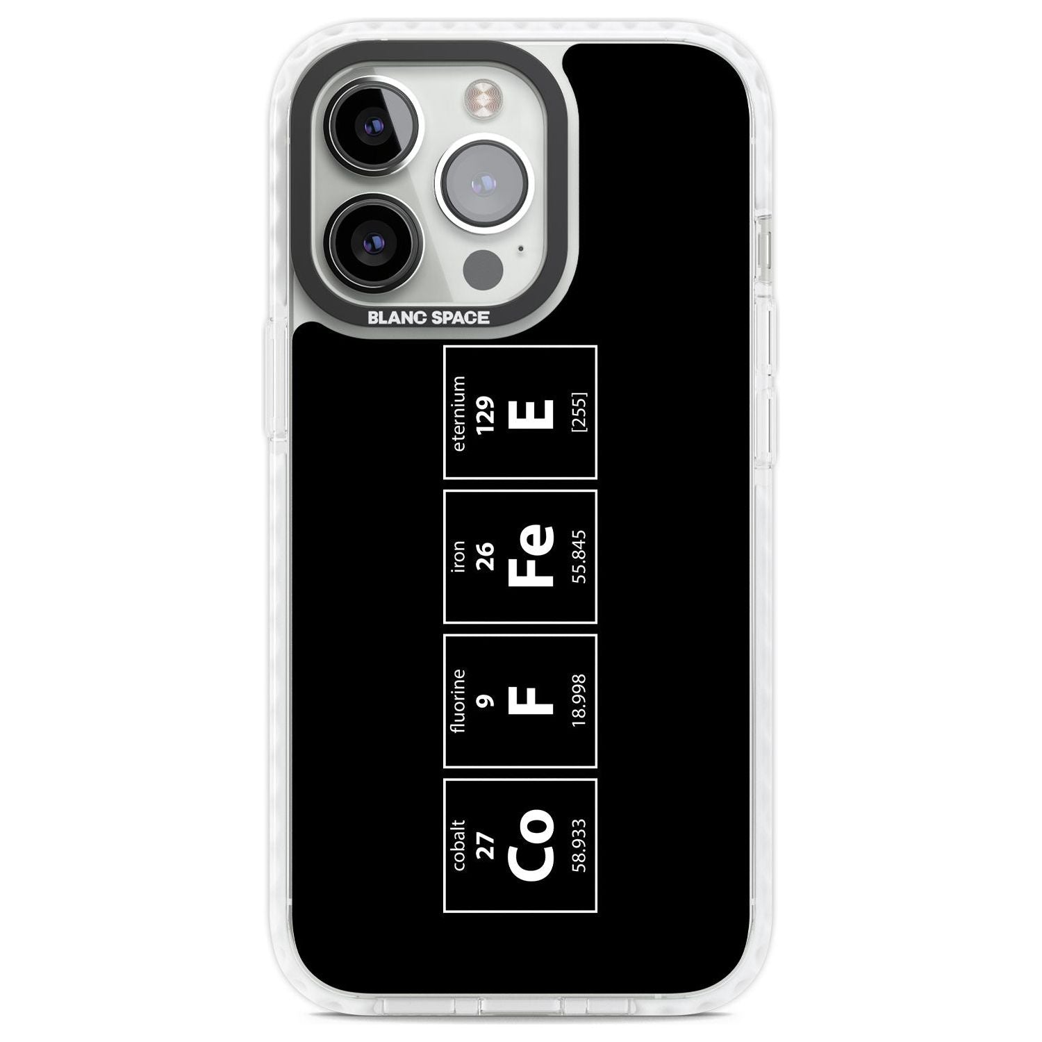 Coffee Element (Black) Phone Case iPhone 13 Pro / Impact Case,iPhone 14 Pro / Impact Case,iPhone 15 Pro Max / Impact Case,iPhone 15 Pro / Impact Case Blanc Space