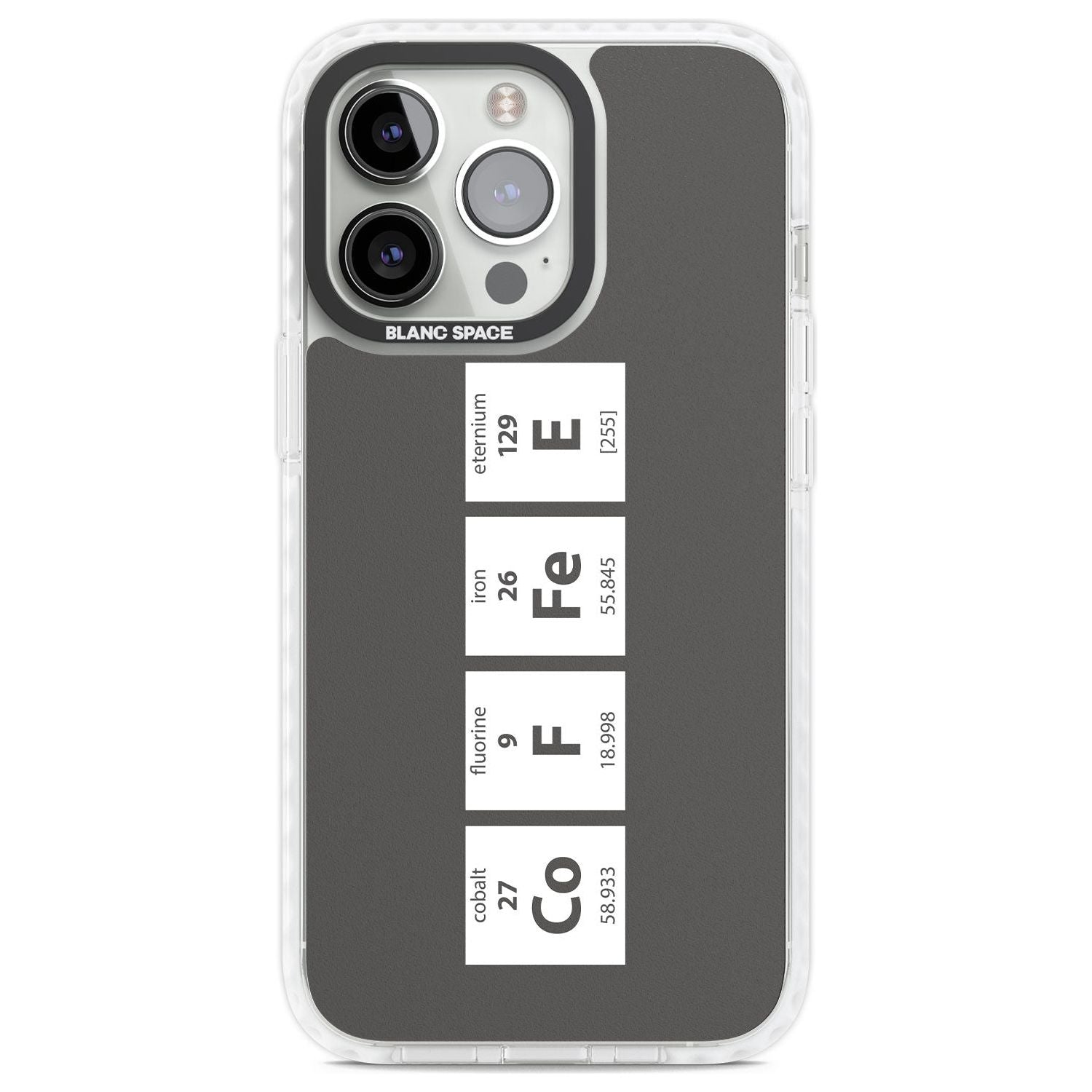 Coffee Element (Grey) Phone Case iPhone 13 Pro / Impact Case,iPhone 14 Pro / Impact Case,iPhone 15 Pro Max / Impact Case,iPhone 15 Pro / Impact Case Blanc Space