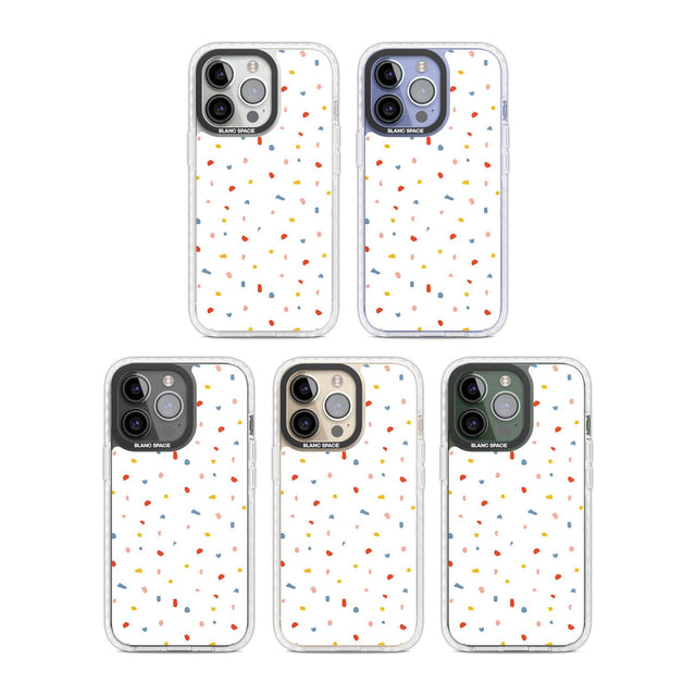 Confetti Print on Solid White Phone Case iPhone 15 Pro Max / Black Impact Case,iPhone 15 Plus / Black Impact Case,iPhone 15 Pro / Black Impact Case,iPhone 15 / Black Impact Case,iPhone 15 Pro Max / Impact Case,iPhone 15 Plus / Impact Case,iPhone 15 Pro / Impact Case,iPhone 15 / Impact Case,iPhone 15 Pro Max / Magsafe Black Impact Case,iPhone 15 Plus / Magsafe Black Impact Case,iPhone 15 Pro / Magsafe Black Impact Case,iPhone 15 / Magsafe Black Impact Case,iPhone 14 Pro Max / Black Impact Case,iPhone 14 Plus