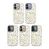 Gold Look on White Dalmatian Polka Dot Spots Phone Case iPhone 15 Pro Max / Black Impact Case,iPhone 15 Plus / Black Impact Case,iPhone 15 Pro / Black Impact Case,iPhone 15 / Black Impact Case,iPhone 15 Pro Max / Impact Case,iPhone 15 Plus / Impact Case,iPhone 15 Pro / Impact Case,iPhone 15 / Impact Case,iPhone 15 Pro Max / Magsafe Black Impact Case,iPhone 15 Plus / Magsafe Black Impact Case,iPhone 15 Pro / Magsafe Black Impact Case,iPhone 15 / Magsafe Black Impact Case,iPhone 14 Pro Max / Black Impact Case