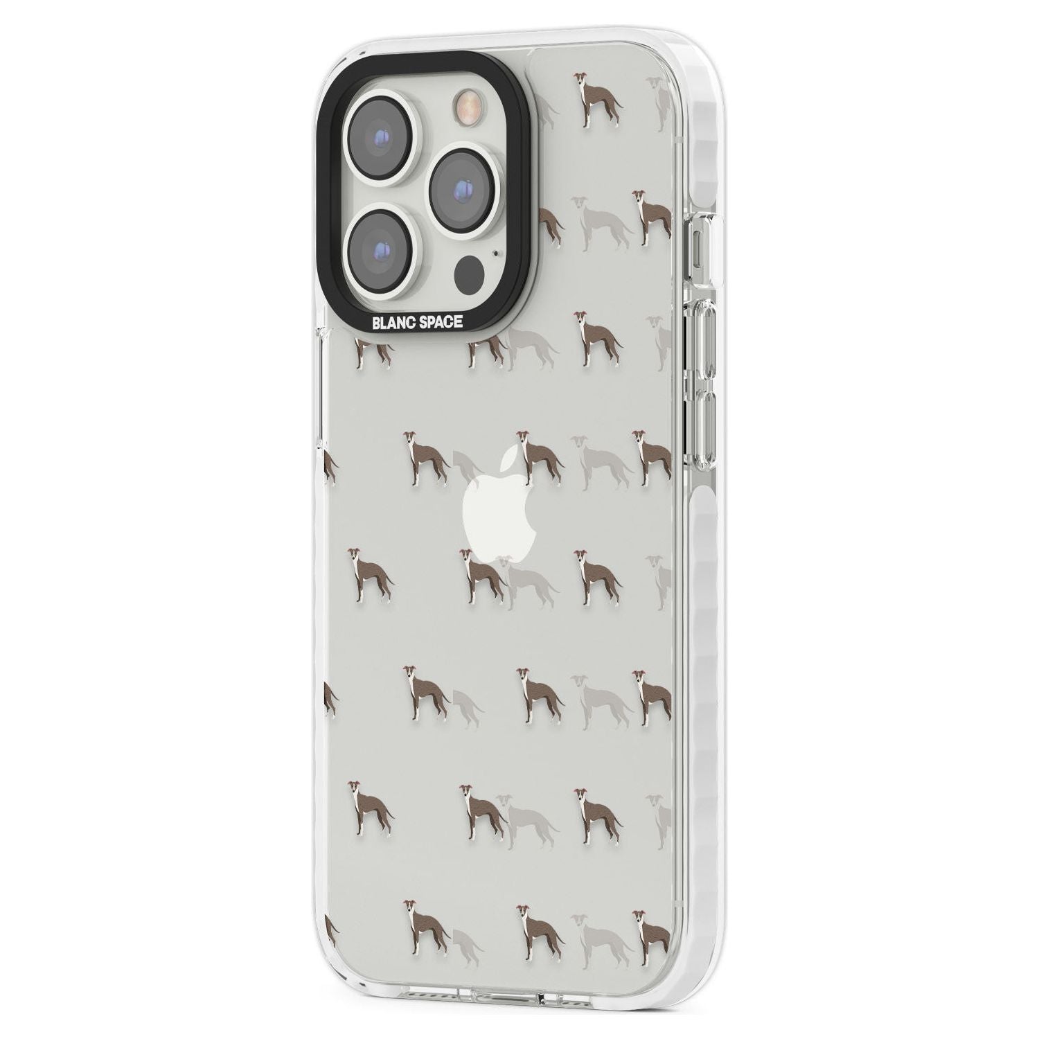 Whippet/Italian Greyhound Dog Pattern Clear