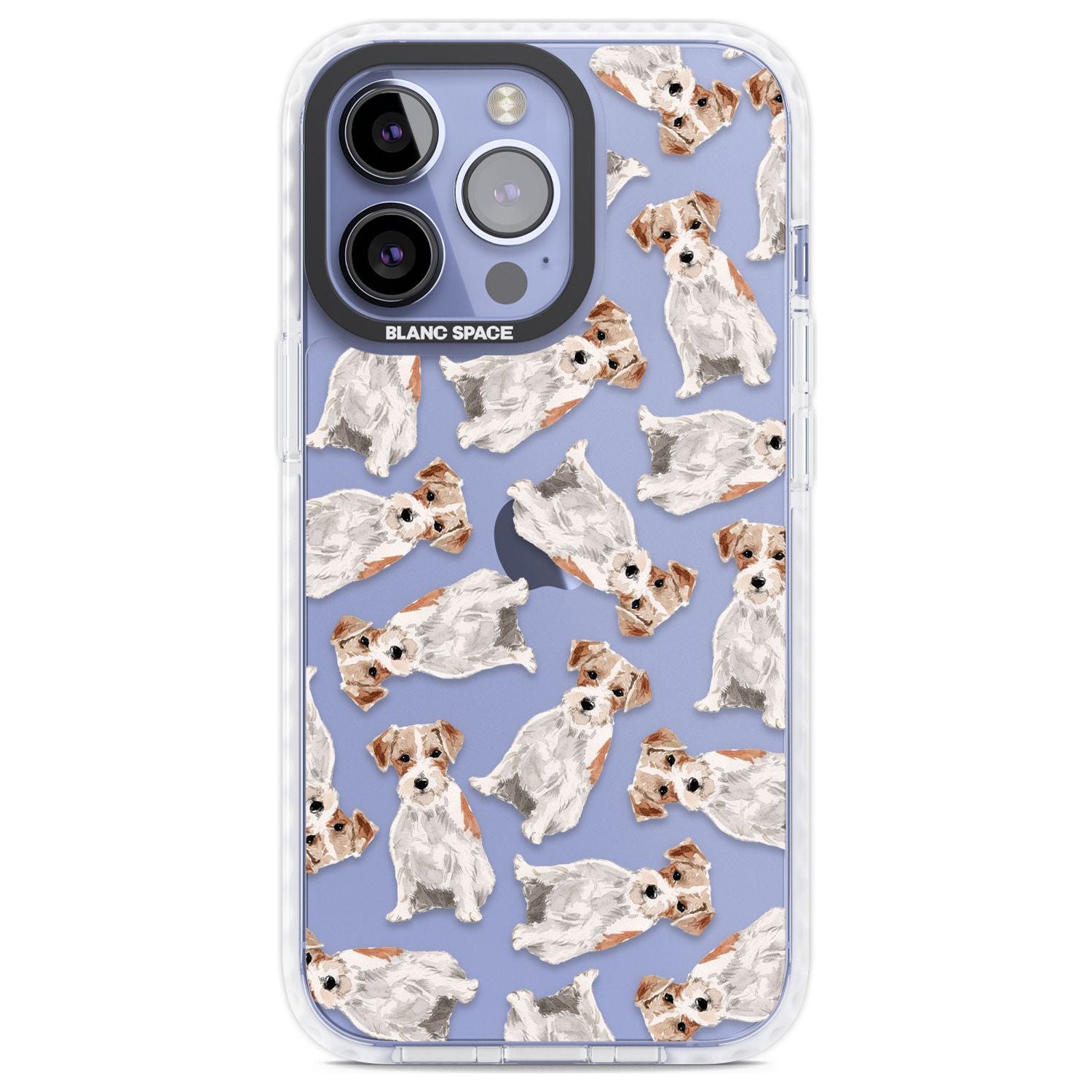 Wirehaired Jack Russell Watercolour Dog Pattern