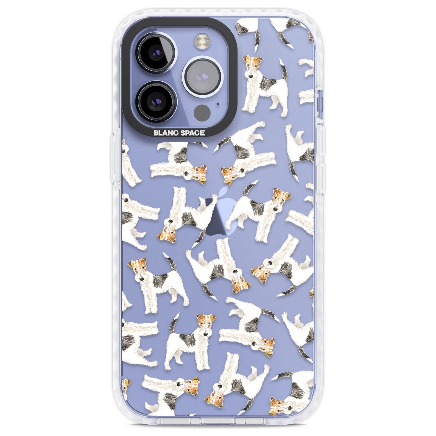 Wire Haired Fox Terrier Watercolour Dog Pattern
