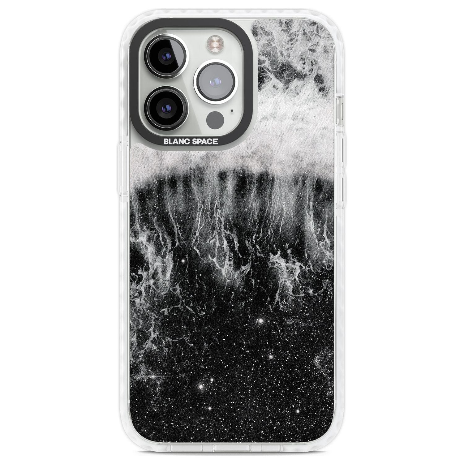 Ocean Wave Galaxy Print Phone Case iPhone 13 Pro / Impact Case,iPhone 14 Pro / Impact Case,iPhone 15 Pro Max / Impact Case,iPhone 15 Pro / Impact Case Blanc Space