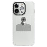 Framed Linework: Rising Sun Phone Case iPhone 13 Pro / Impact Case,iPhone 14 Pro / Impact Case,iPhone 15 Pro Max / Impact Case,iPhone 15 Pro / Impact Case Blanc Space