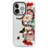 Floral Snake Phone Case iPhone 13 Pro / Impact Case,iPhone 14 Pro / Impact Case,iPhone 15 Pro Max / Impact Case,iPhone 15 Pro / Impact Case Blanc Space