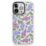 Purple Blossoms Transparent Floral