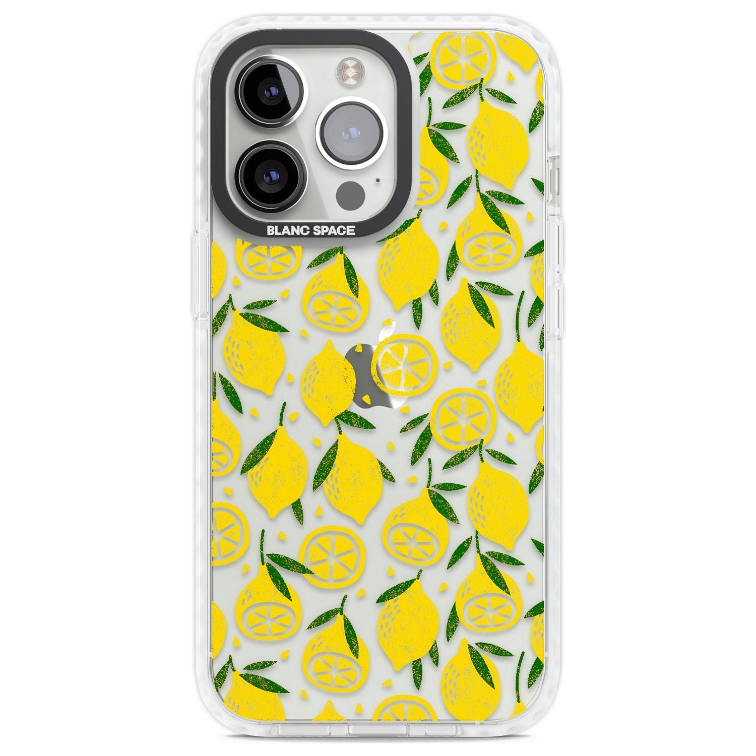Bright Lemon Fruity Pattern Phone Case iPhone 13 Pro / Impact Case,iPhone 14 Pro / Impact Case,iPhone 15 Pro Max / Impact Case,iPhone 15 Pro / Impact Case Blanc Space