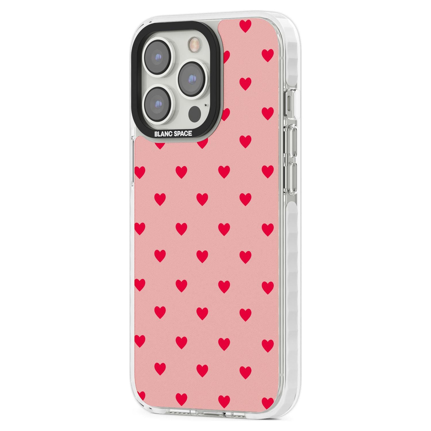 Small Heart Pattern: Red & Pink