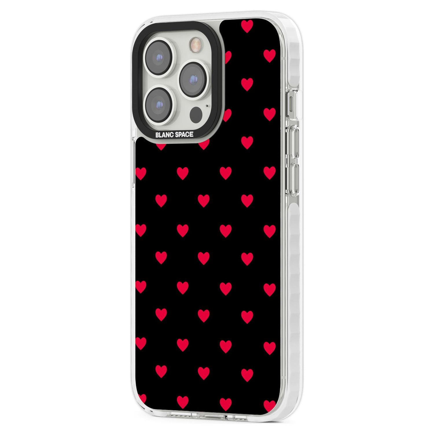 Small Heart Pattern: Red &
