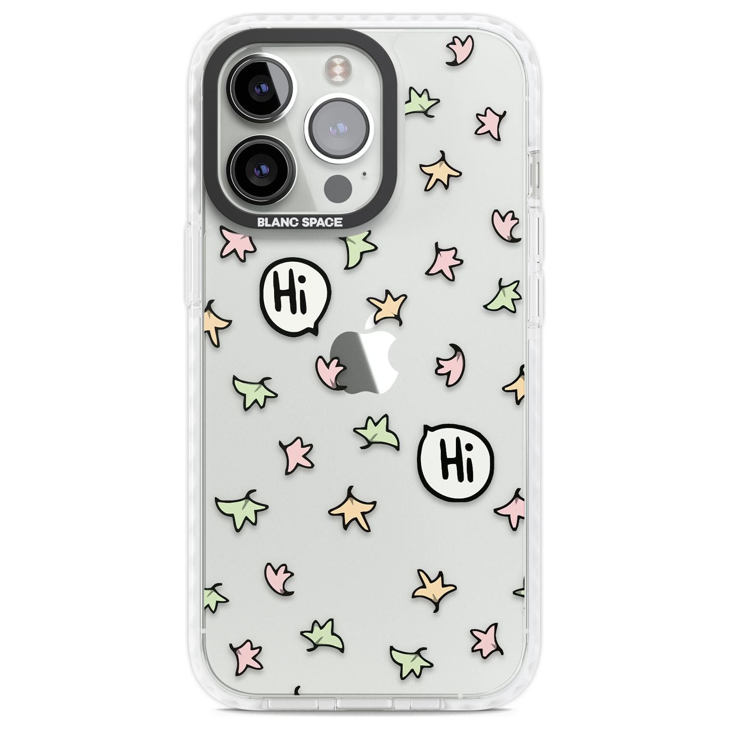 Heartstopper Leaves Pattern Phone Case iPhone 13 Pro / Impact Case,iPhone 14 Pro / Impact Case,iPhone 15 Pro Max / Impact Case,iPhone 15 Pro / Impact Case Blanc Space