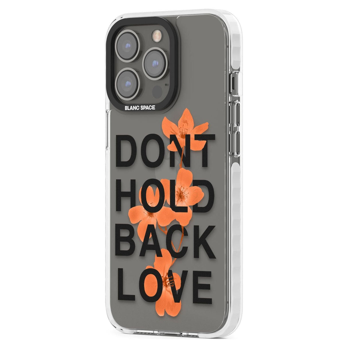 Don't Hold Back Love - Blue & WhitePhone Case for iPhone 14 Pro