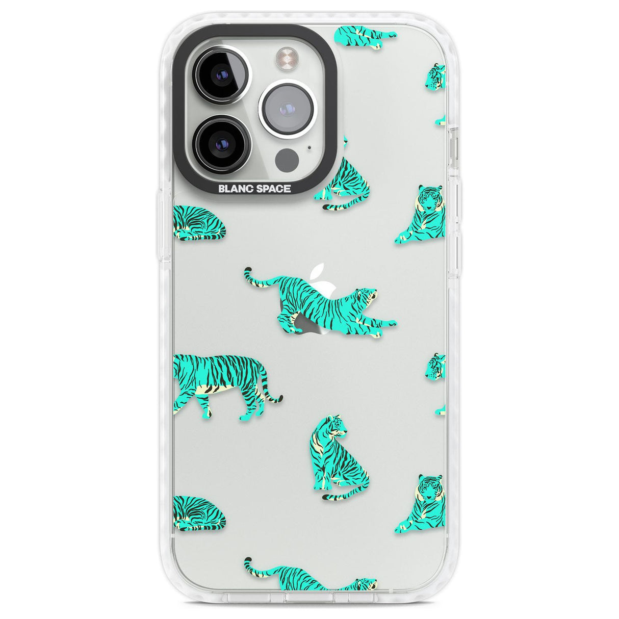 Turquoise Tiger Jungle Cat Pattern