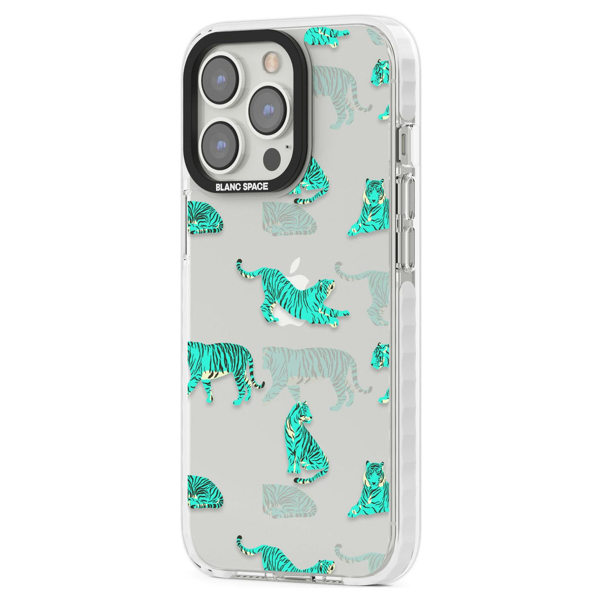 Turquoise Tiger Jungle Cat Pattern