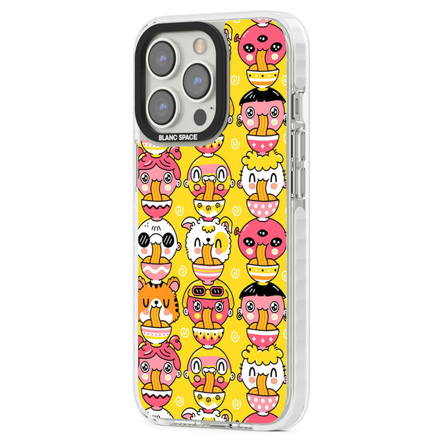 Ramen Noodle Kawaii Pattern