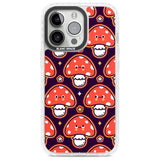 Mushroom Kawaii Pattern Phone Case iPhone 13 Pro / Impact Case,iPhone 14 Pro / Impact Case,iPhone 15 Pro Max / Impact Case,iPhone 15 Pro / Impact Case Blanc Space