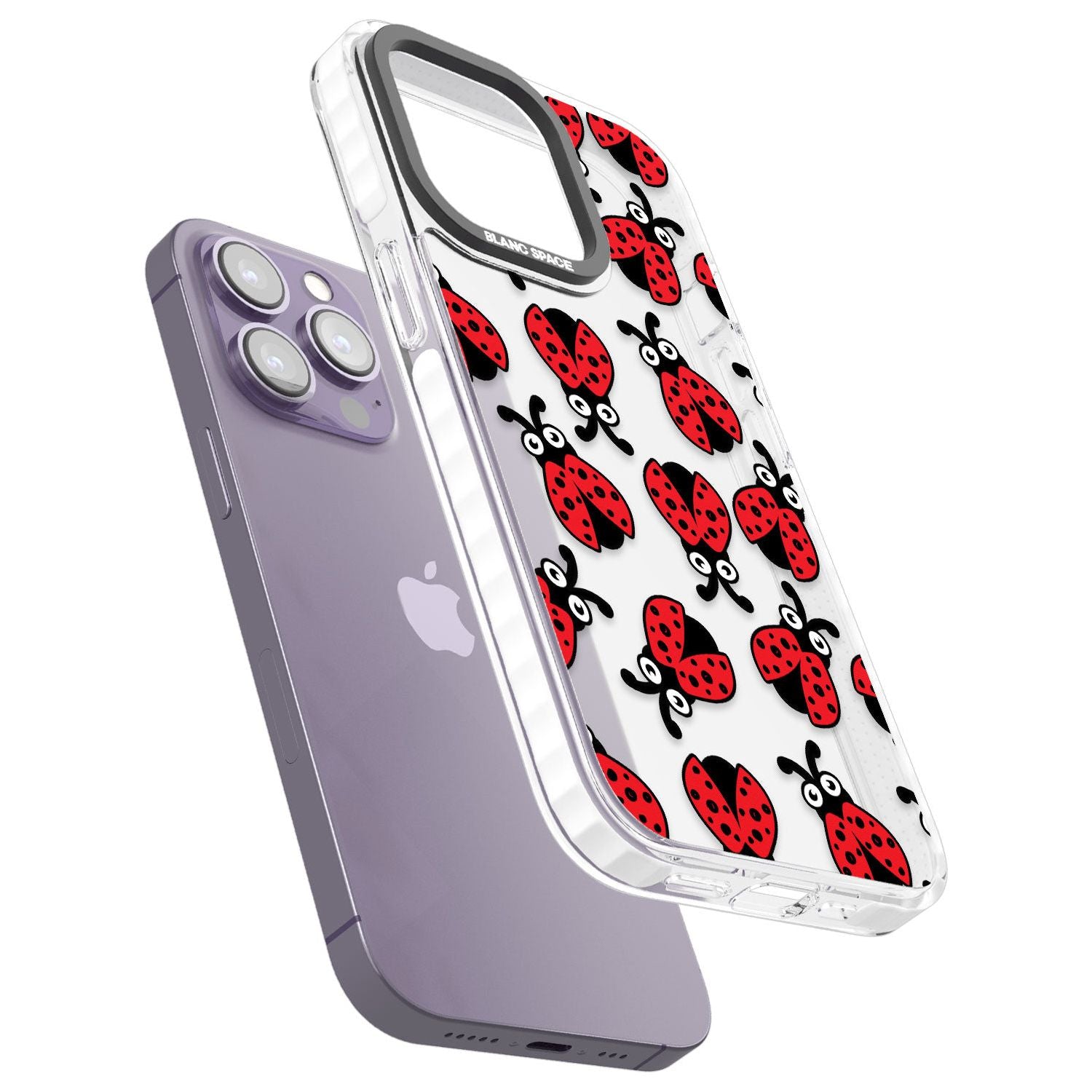 Ladybug PatternPhone Case for iPhone 14 Pro