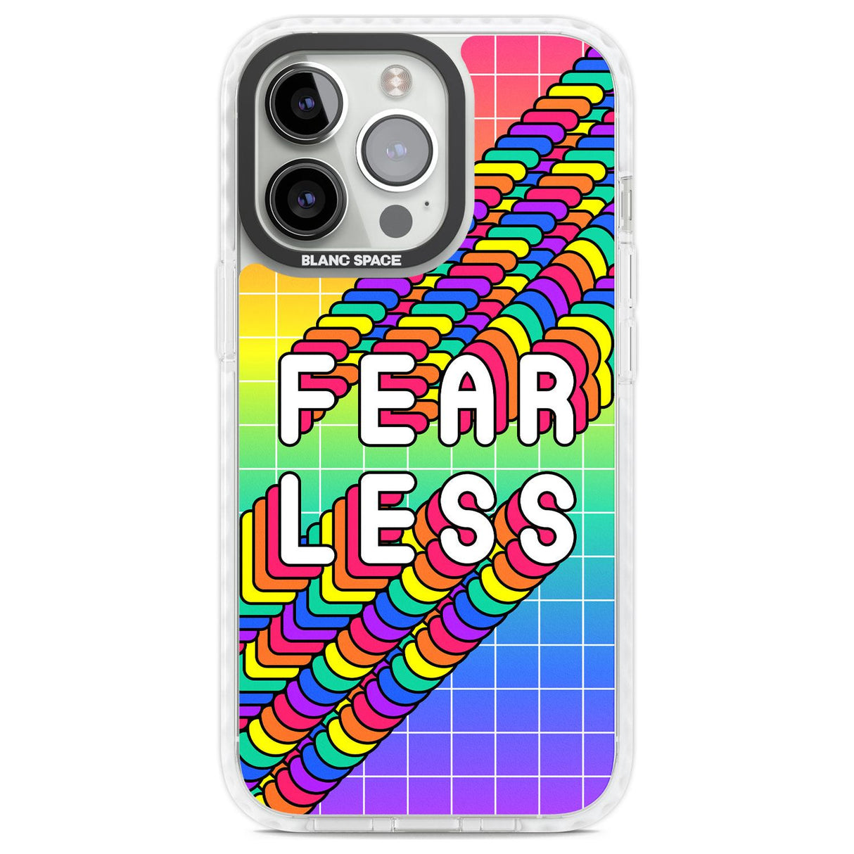 Fearless Phone Case iPhone 13 Pro / Impact Case,iPhone 14 Pro / Impact Case,iPhone 15 Pro Max / Impact Case,iPhone 15 Pro / Impact Case Blanc Space