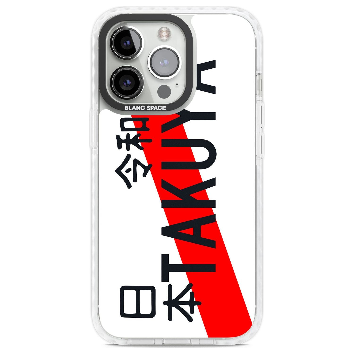 Japanese License Plate Custom Phone Case iPhone 13 Pro / Impact Case,iPhone 14 Pro / Impact Case,iPhone 15 Pro Max / Impact Case,iPhone 15 Pro / Impact Case Blanc Space