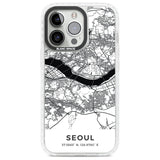 Map of Seoul, South Korea Phone Case iPhone 13 Pro / Impact Case,iPhone 14 Pro / Impact Case,iPhone 15 Pro Max / Impact Case,iPhone 15 Pro / Impact Case Blanc Space