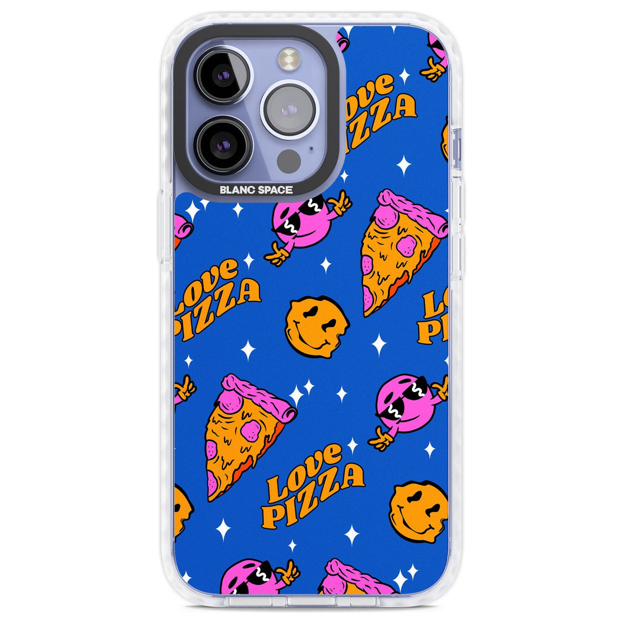 Psychedelic Love Pizza Pattern