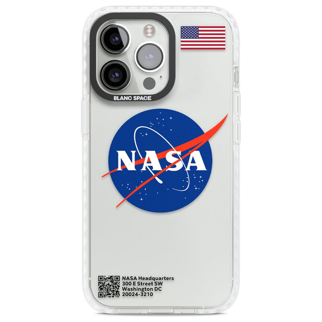 NASA Meatball Phone Case iPhone 13 Pro / Impact Case,iPhone 14 Pro / Impact Case,iPhone 15 Pro Max / Impact Case,iPhone 15 Pro / Impact Case Blanc Space