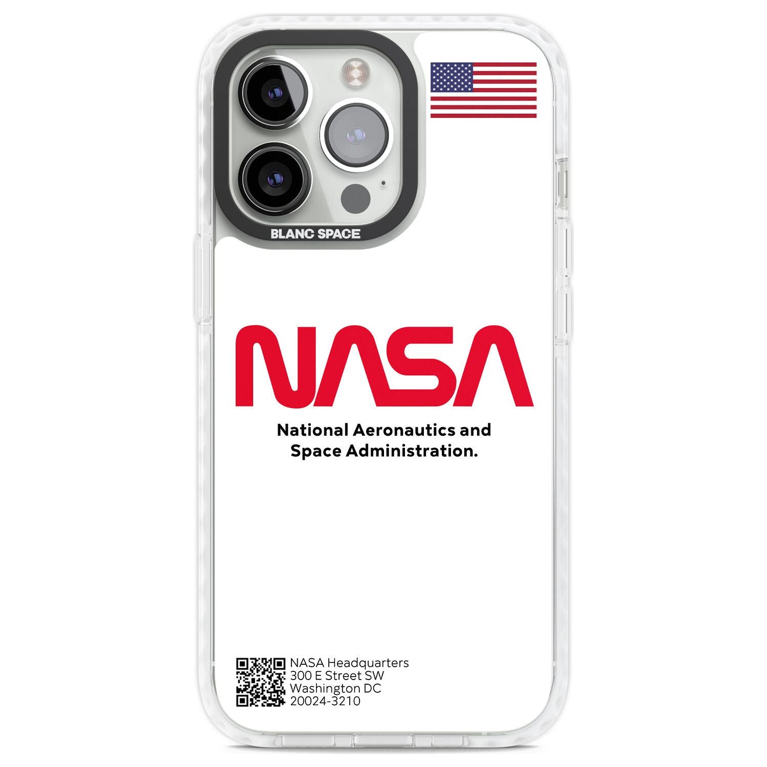 NASA The Worm Phone Case iPhone 13 Pro / Impact Case,iPhone 14 Pro / Impact Case,iPhone 15 Pro Max / Impact Case,iPhone 15 Pro / Impact Case Blanc Space