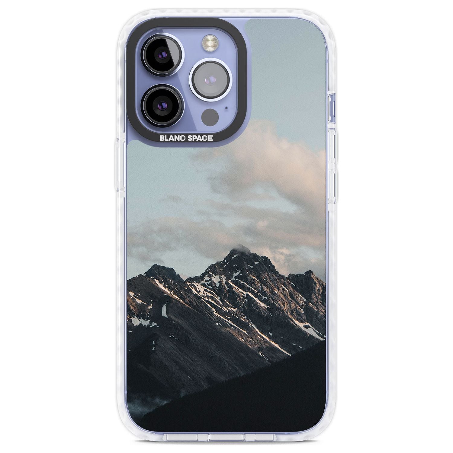 Mountain Range Phone Case iPhone 13 Pro / Impact Case,iPhone 14 Pro / Impact Case,iPhone 15 Pro Max / Impact Case,iPhone 15 Pro / Impact Case Blanc Space