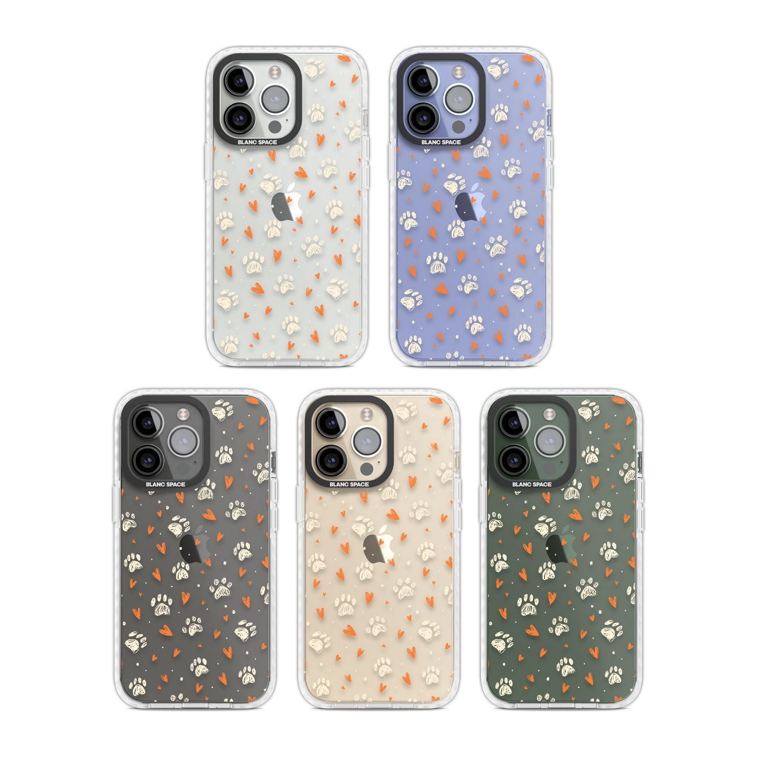 Paws & Hearts Pattern (Clear)